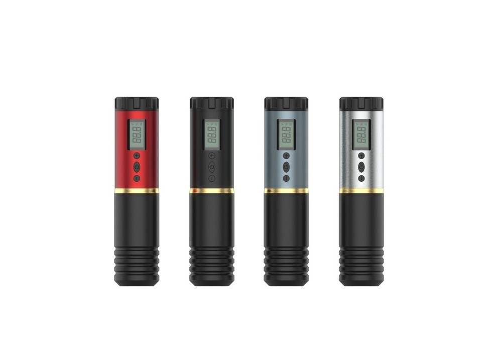Tatmax M1 Wireless Tattoo Pen 3 Replaceable Batteries 3 Grips