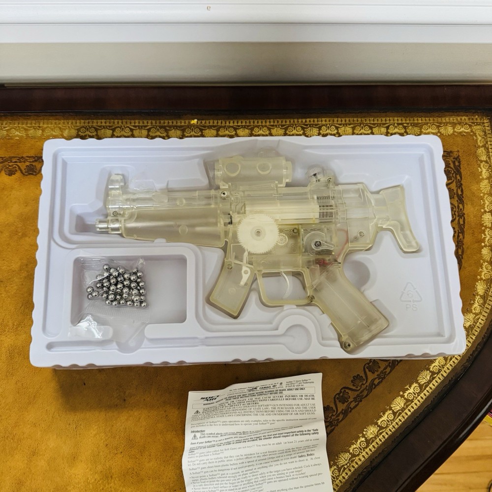 Cybergun Airsoft Rifle with Target, Beads, Protective Case