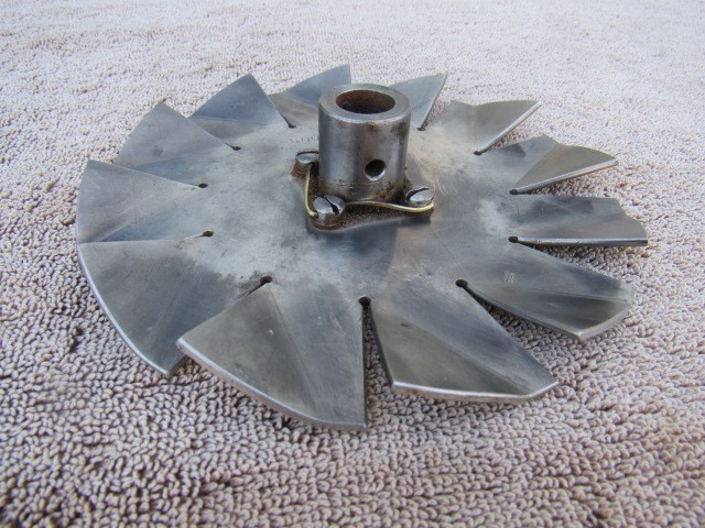 Mercury antique outboard motor racing hydroplane test propeller A-B quicksilver