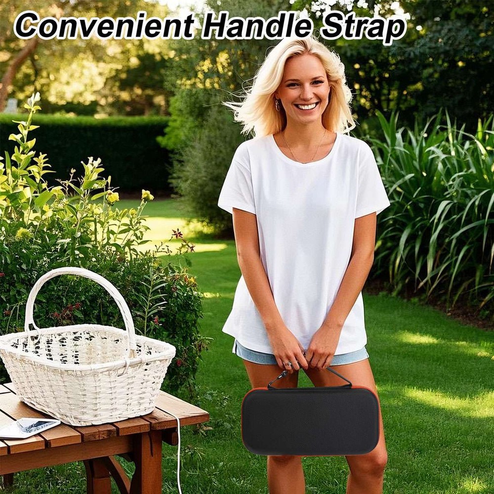 Wireless Microphone Case Compatible with JBL-PartyBox Wireless,Black Sturdy Case