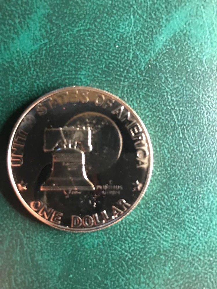 1976 S CLAD TYPE1 PROOF EISENHOWER DOLLAR