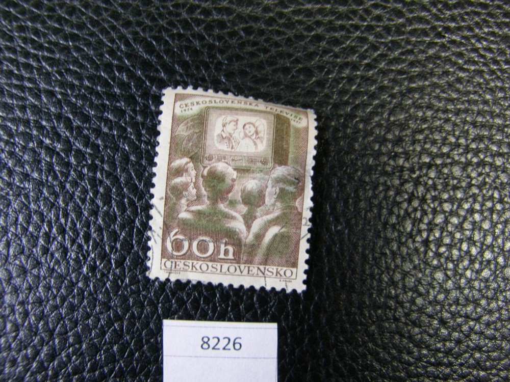 8226) One: 60h Ceskoslovensko Postage Stamp Ceskoslovensko Televise