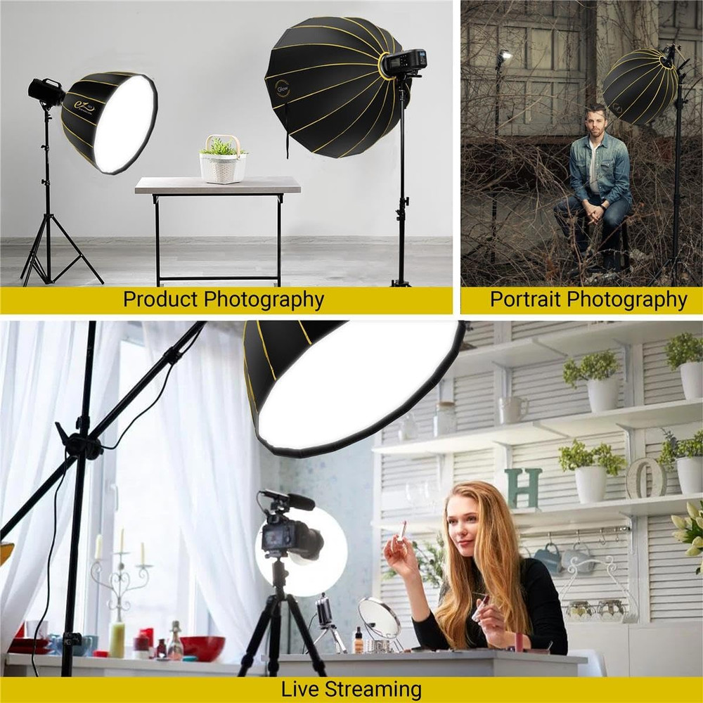 EZ Lock Deep Parabolic Quick Softbox (28")