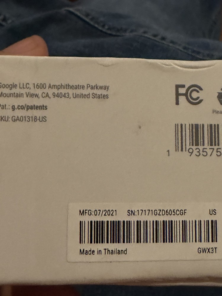 Google Nest Doorbell Battery Version