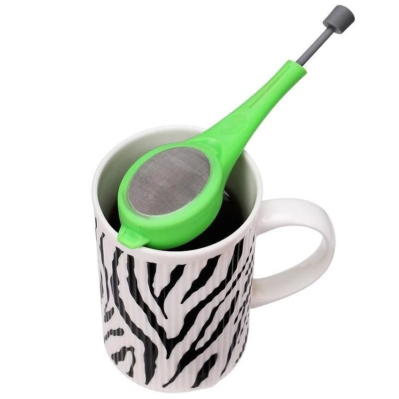 1 Pack Silicone Tea Infuser Strainer Loose Leaf Steeper Herbal Spice Filter Mug