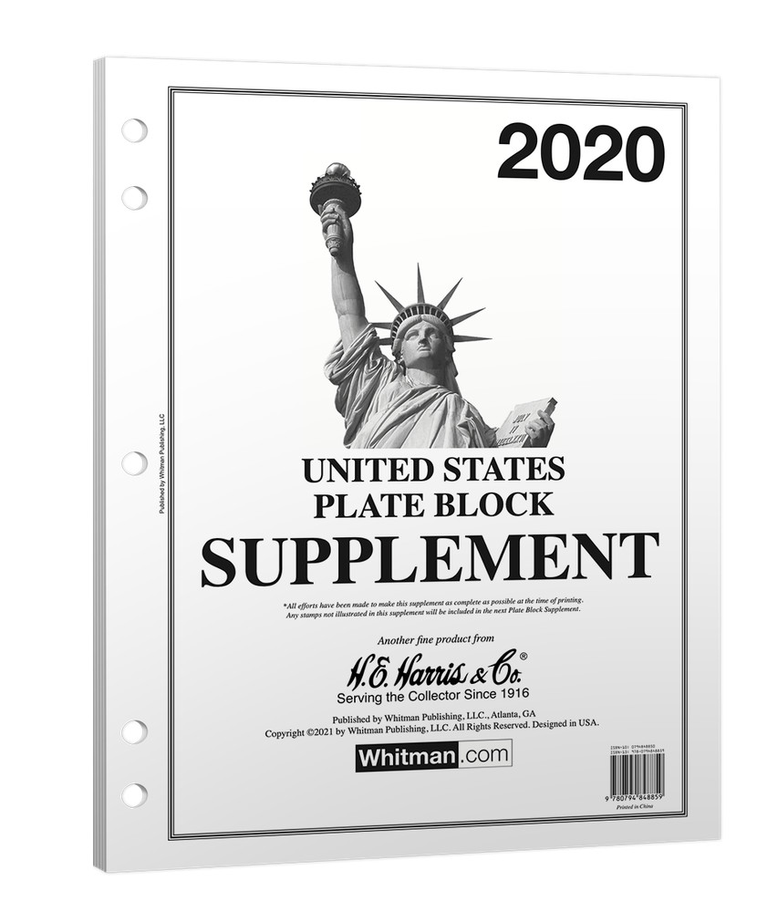 H.E. Harris® 2020 U.S. Plate Block Supplement