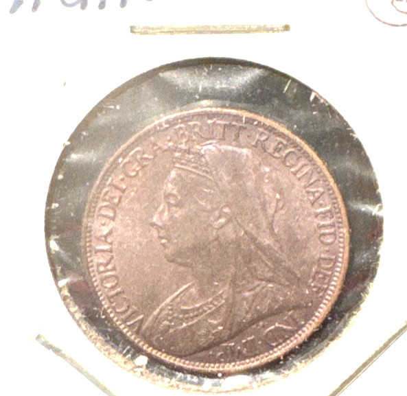 Great Britain 1901 farthing KM 788.2 AU (2)