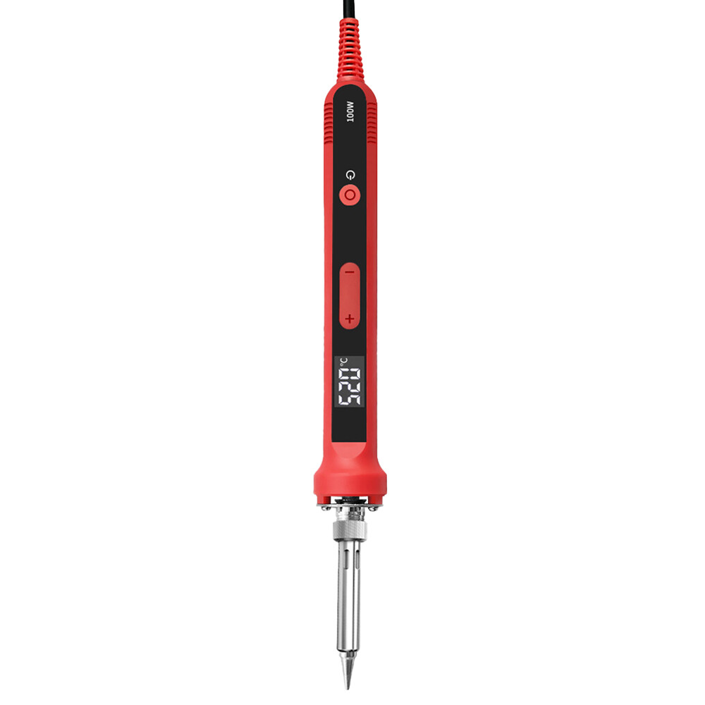100W Soldering Iron Digital Display Adjustable Temp Inter Heated Welding Irons