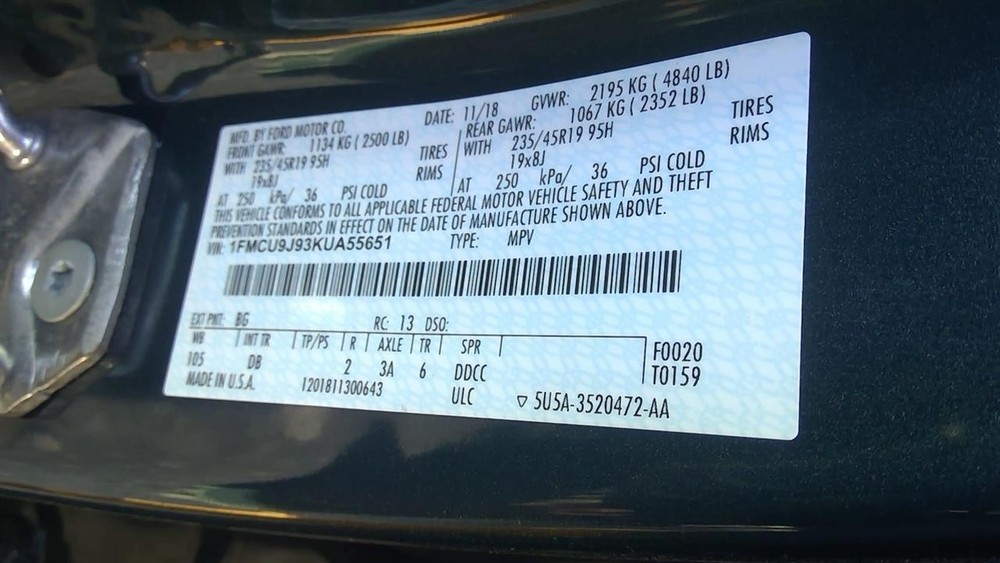 Used A/C Selector Switch fits: 2019 Ford Escape front automatic temperature cont