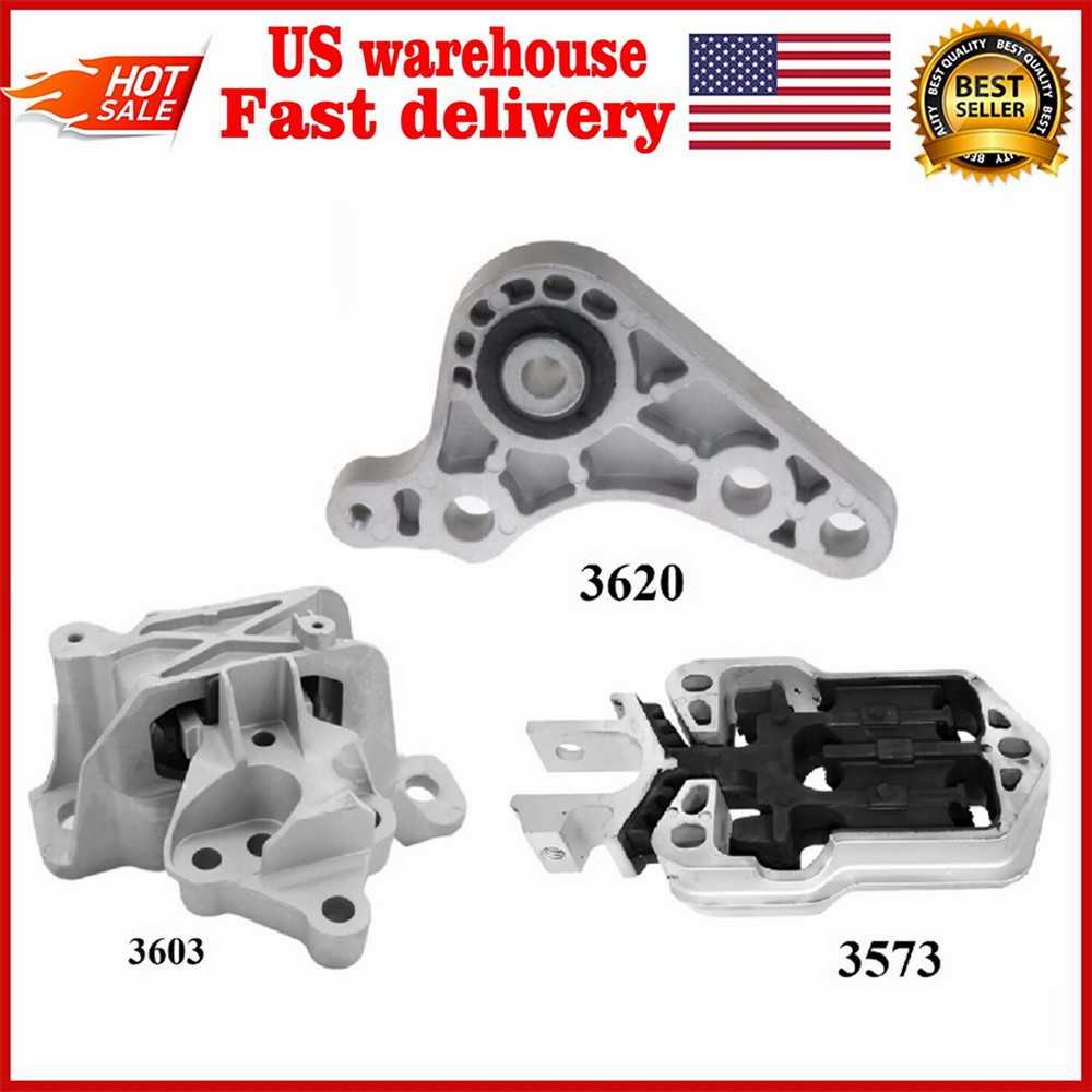 Engine Mounts & Automatic Transmission Mount 3PCS for Ford Escape 23-20 L3-1.5L