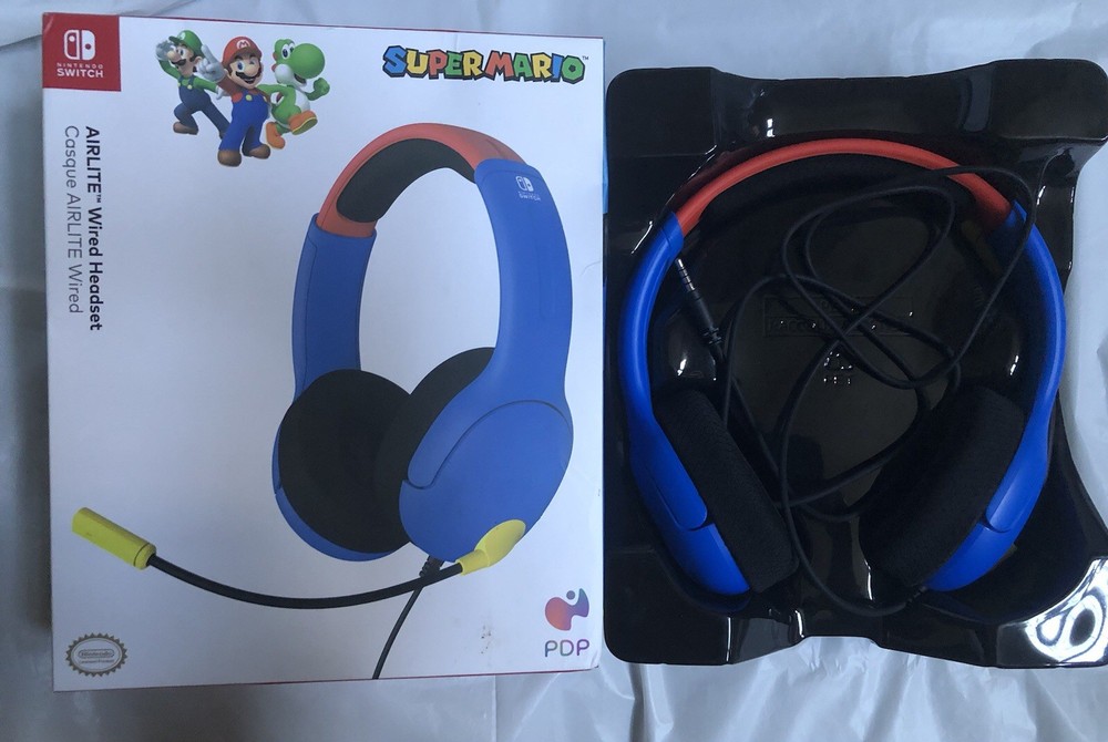 SuperMario Airlite Wired Headset