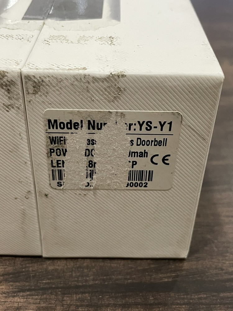 YS-Y1 Multi-Function HD Video Doorbell Intercom NEW OPEN BOX, SEE DETAILS (E2)