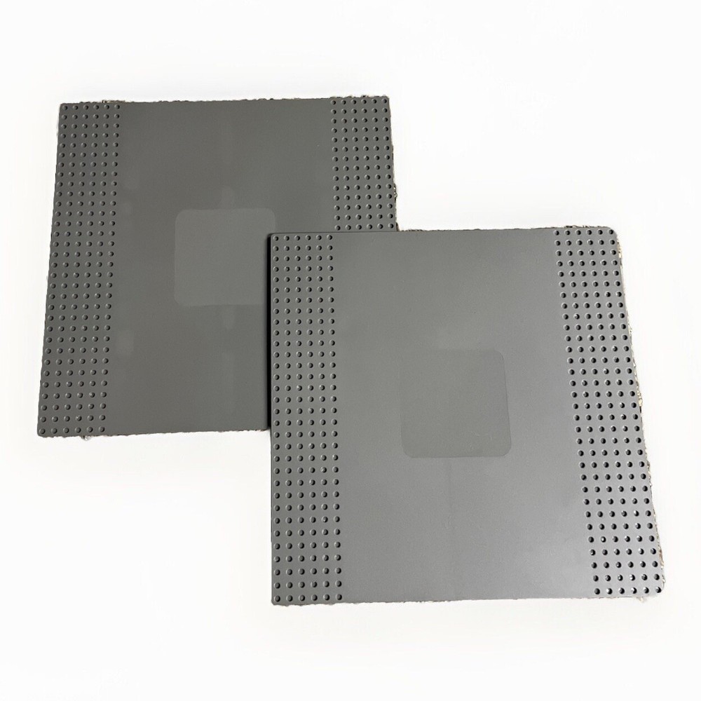 2 Pack Road Building Block Base Plates Straight