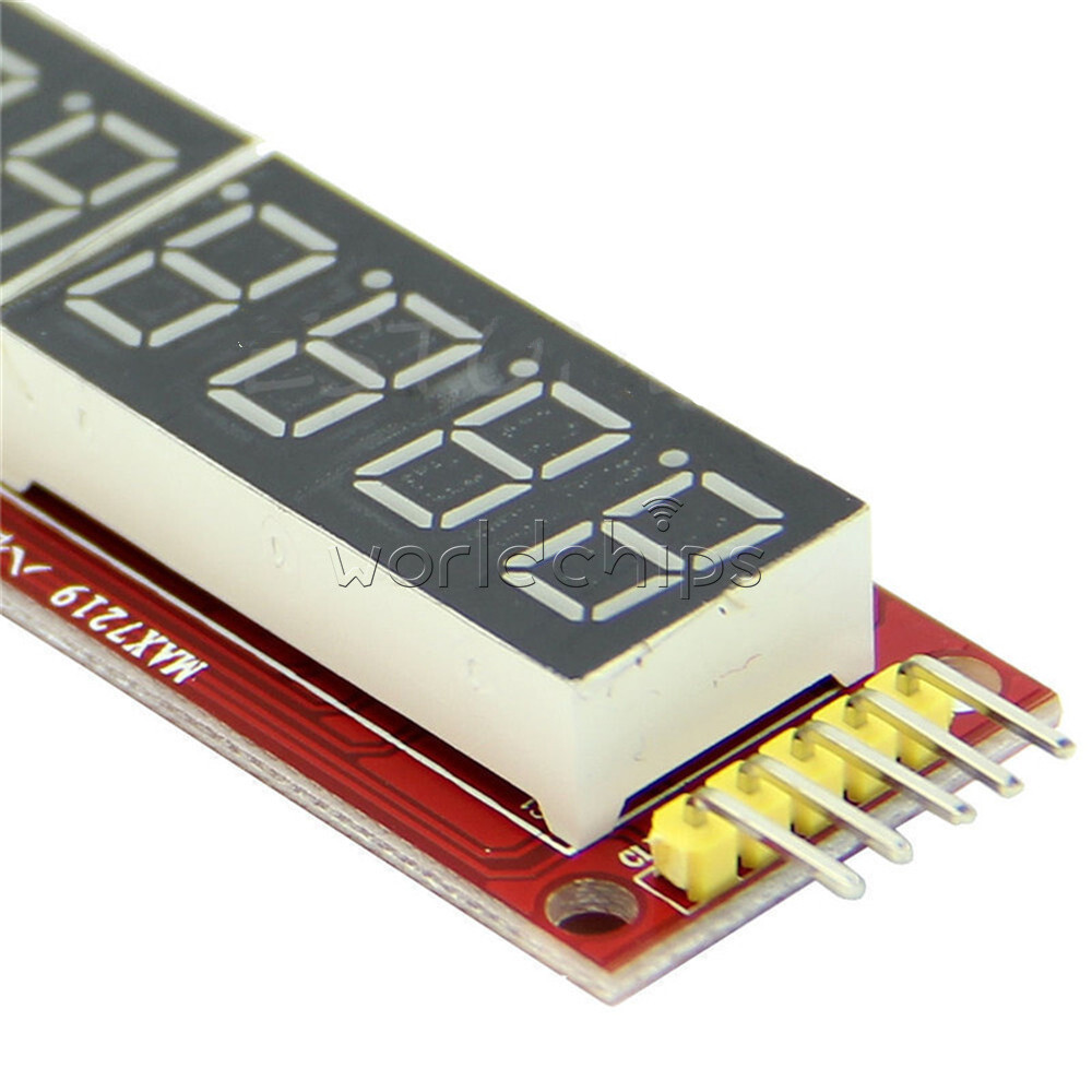 10pcs MAX7219 Red 5V 8-Digit Digital Tube LED Display SPI Control Module