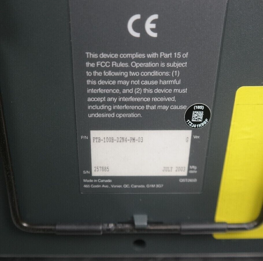 EXFO FTB-100B mini OTDR Test System w case / Accessories / FTB-7223B-B-EI Module