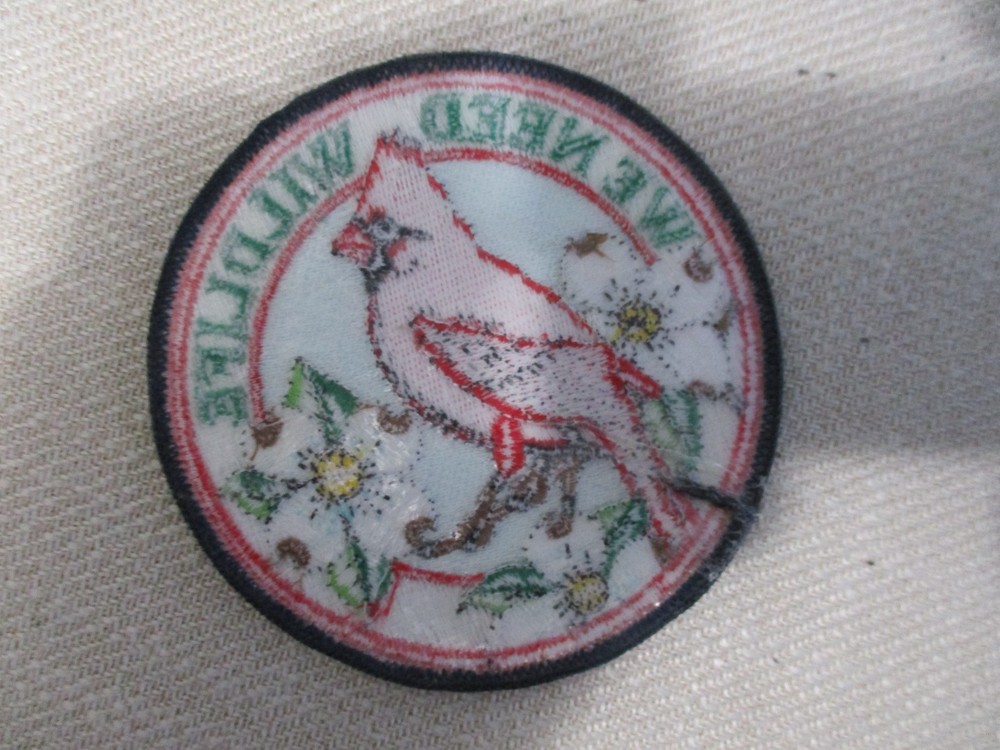 We Need Wildlife Cardinal Four Inch Patch