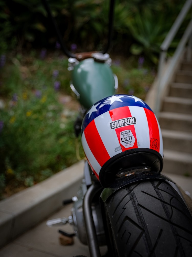 CHOP69SM CHOPPER HELMET US EZ SMALL