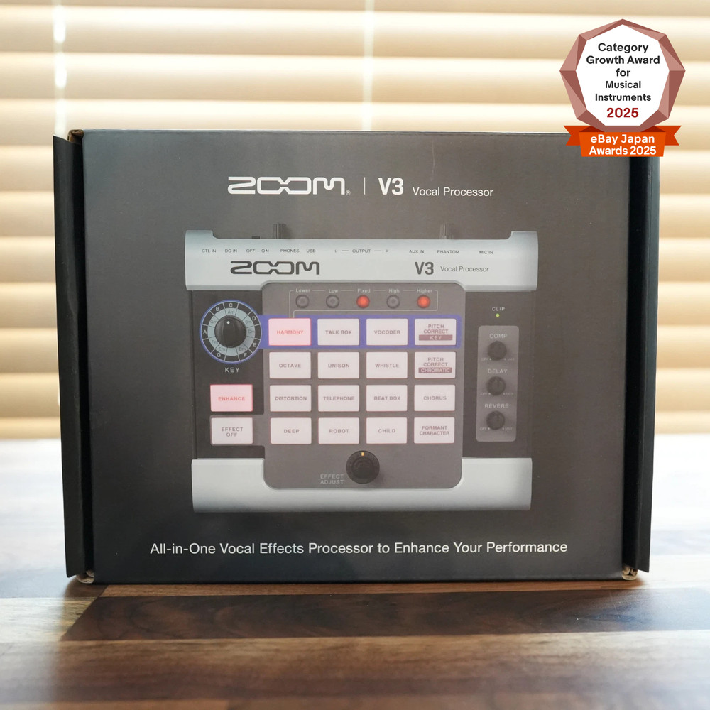 ZOOM V3 Voice Changer Vocal Processor Audio interface 16 voice effects
