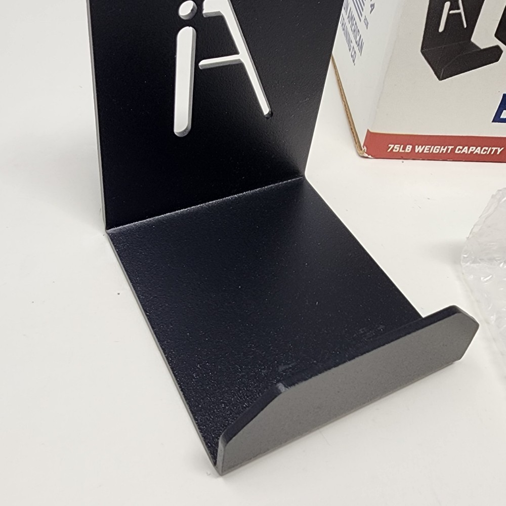 Iron American Multi-Purpose Gym Storage Wall Brackets BENCH01 Open Box NEW