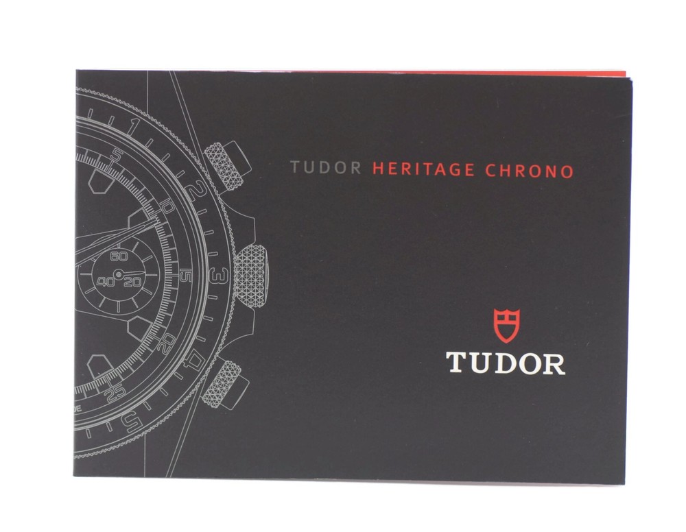 Tudor Heritage Chrono Booklet Manual