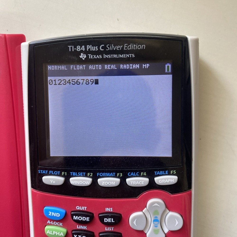 Texas Instruments TI-84 Plus C Silver Edition Graphing Calculator - Pink
