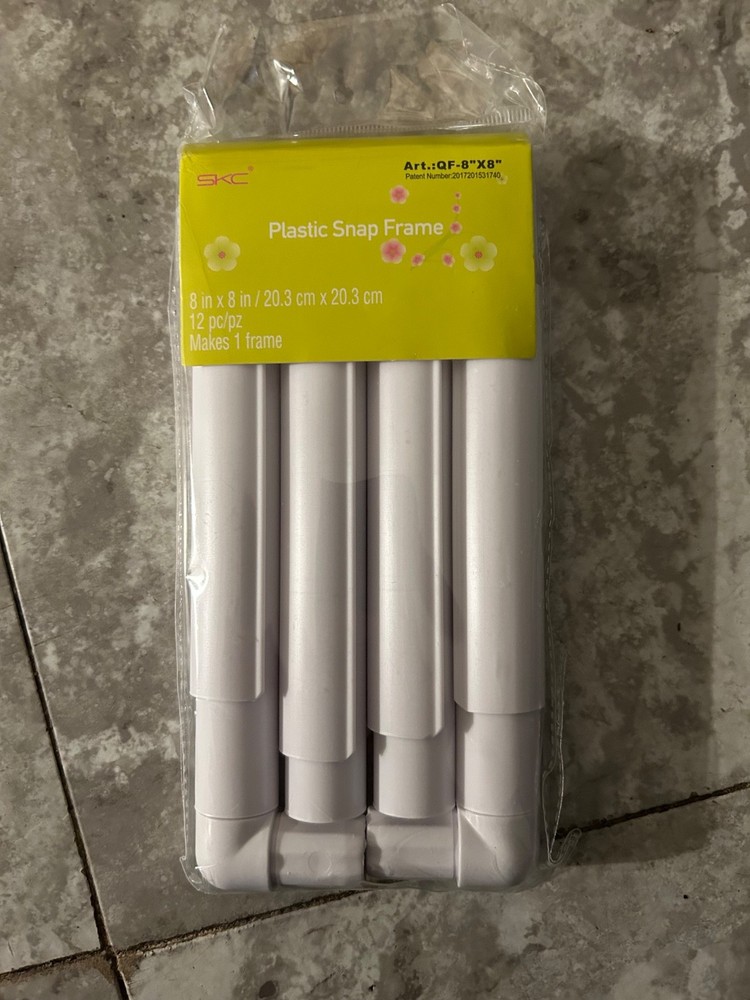 8” by 8” Snap Frame for Quilting, Embroidery and Needlework.