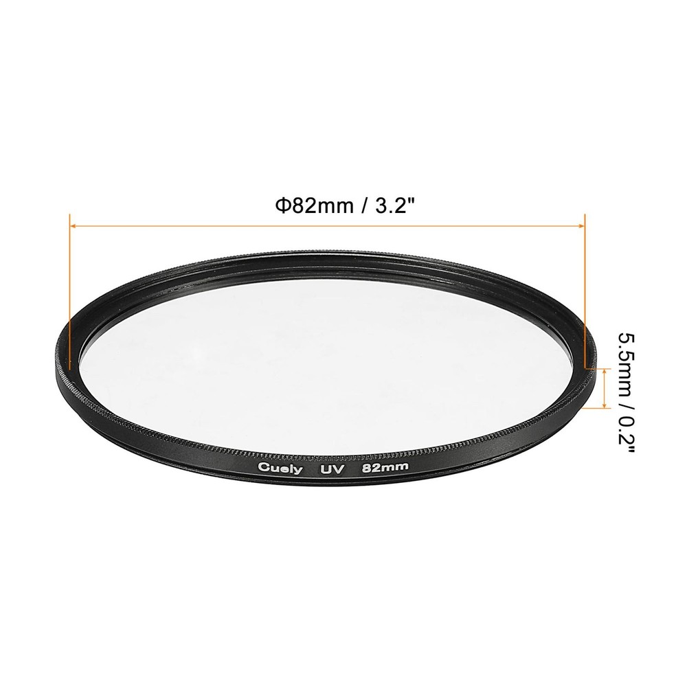 UV Lens Filters, 82mm Thin Protective Multilayer Frame