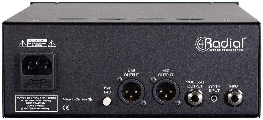 Radial HDI Studio Grade 1-channel Active Instrument Direct Box