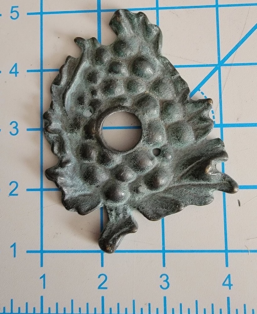 Flora & Fauna Solid Brass Grape Doorbell