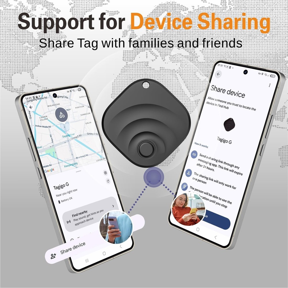 2026 Upgraded Android Tracker Tags-4 Pack, Tracking Device for Android Phones...