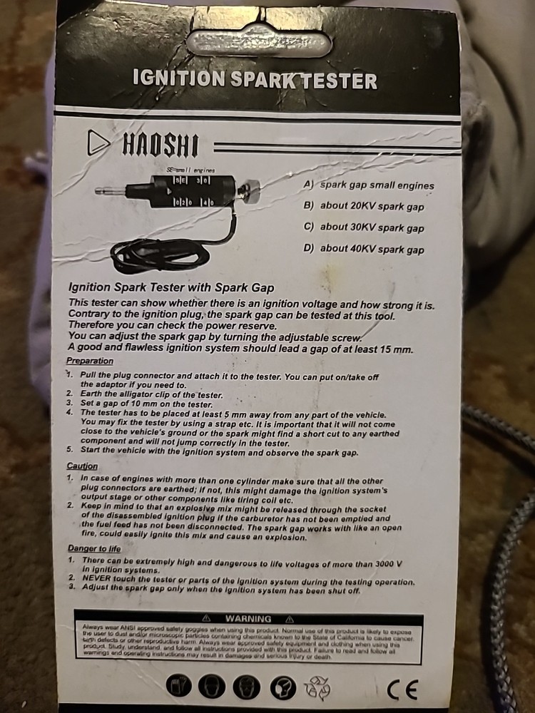 Ignition Spark Tester