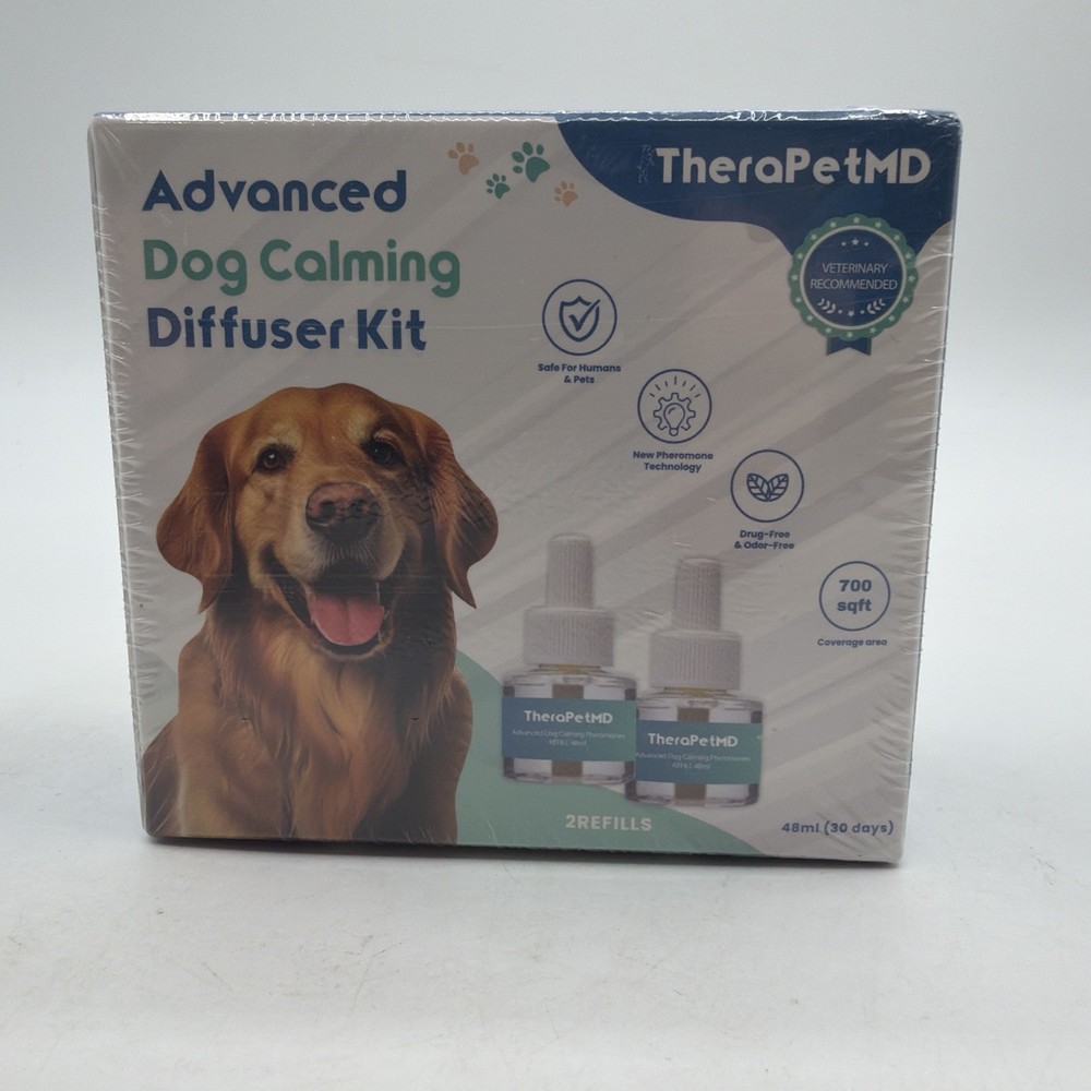 TheraPet MD Dog Calming Diffuser Kit 2 Refills *NEW & SEALED*