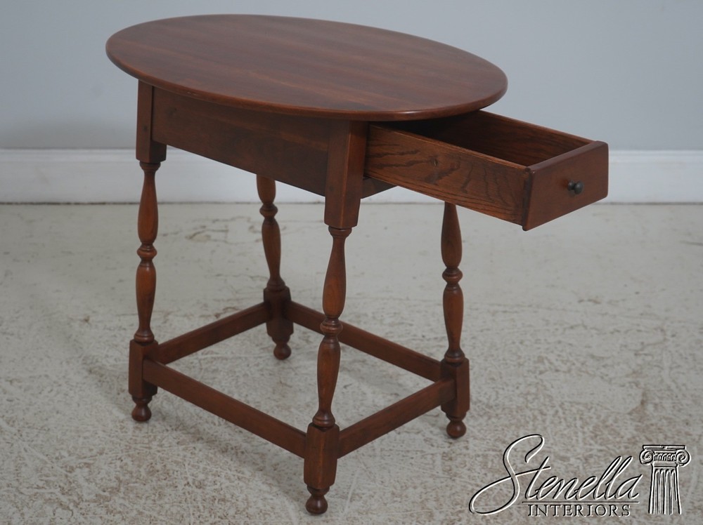 L72211: BOB TIMBERLAKE Cherry Oval Tavern Side Table