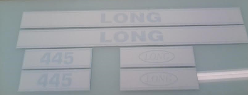 Long 445 Hood Decals