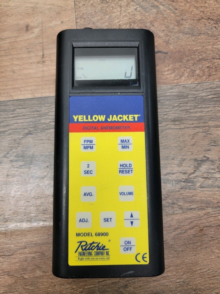 Yellow Jacket Anemometer Kit 68900 With 2.75” Probe