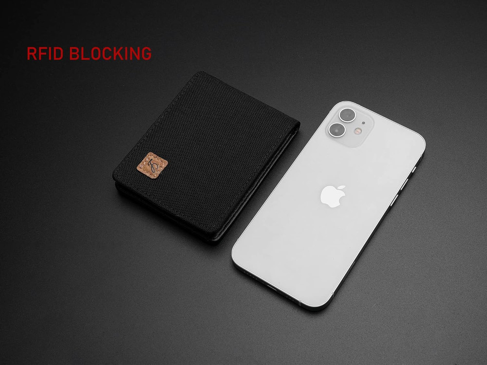 Minimalist Fabric Wallet Bifold RFID Blocking