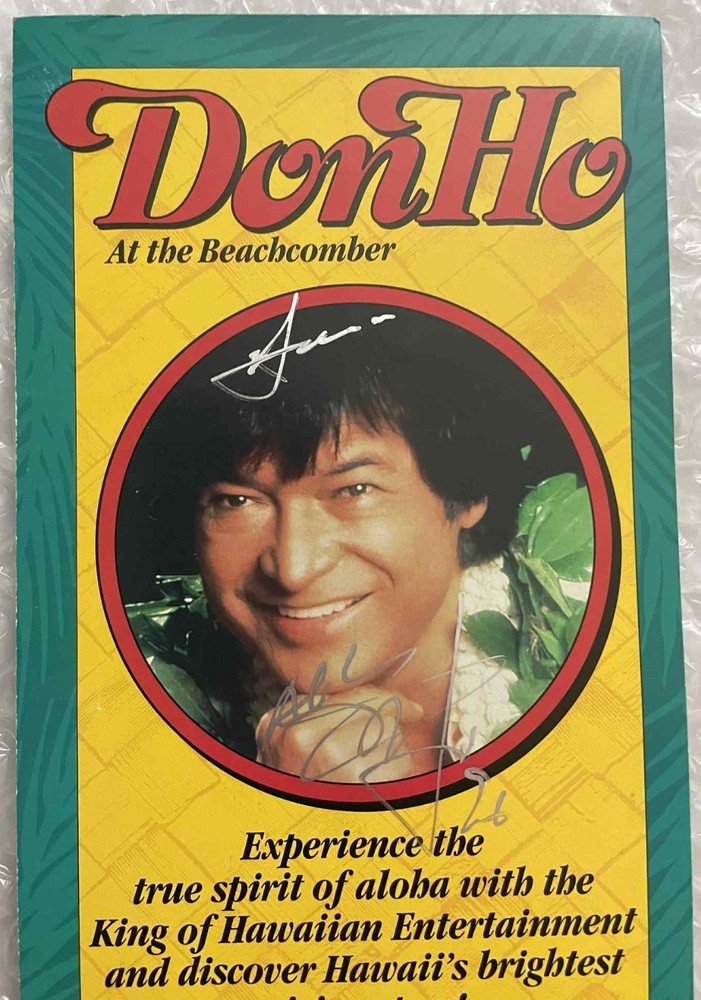 Don Ho Authentic Autograph