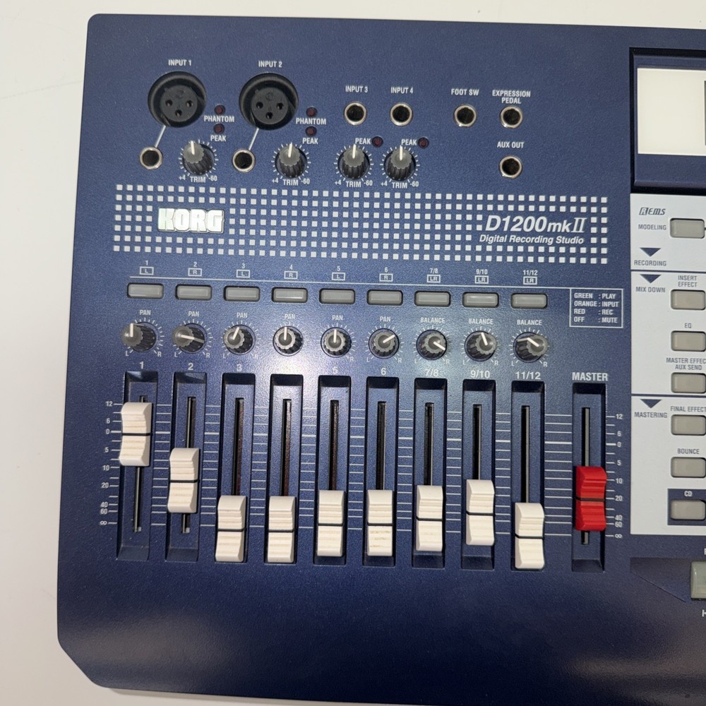 Korg D1200mk2 Digital Recording Studio Multi Track Recorder
