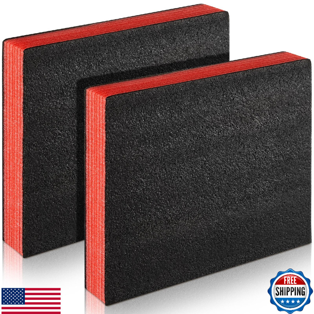 Hoolerry 2 Pcs Customizable Polyethylene Foam Packing Inserts for Cases Thick Po