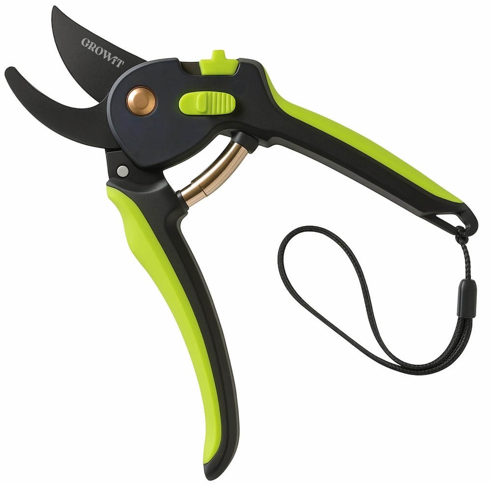 Ultra Sharp Pruning Shears Hedge Clipper – Cuts 3X Easier, Dual-Size...