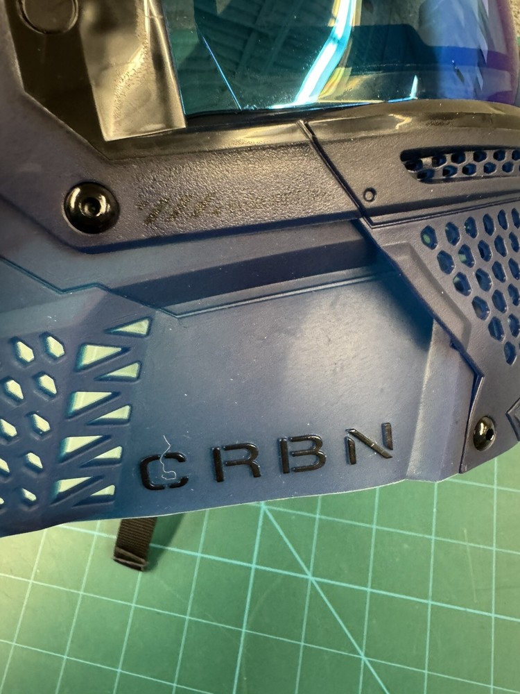 CRBN ZERO paintball goggle system. PRO Navy. MORE Coverage. MINT!