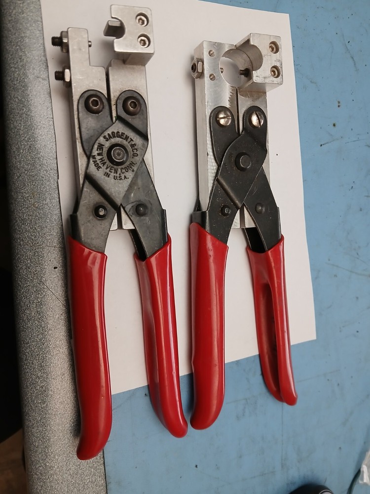 2 Sargent Custom Application Tools Hand Press/Crimp