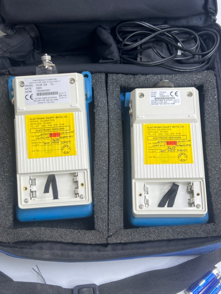 Noyes OLS6 Optical Light Source & OPM6 Power Meter