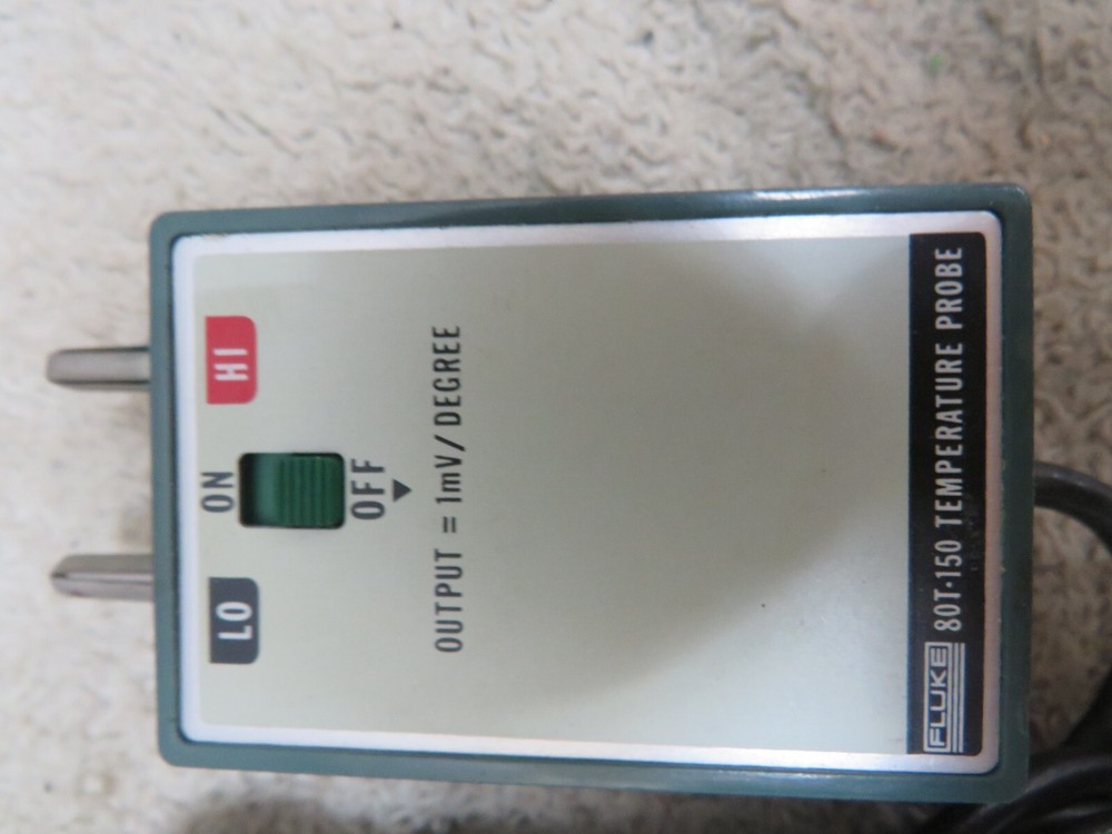 Vintage FLUKE 80T-150 Temperature Probe