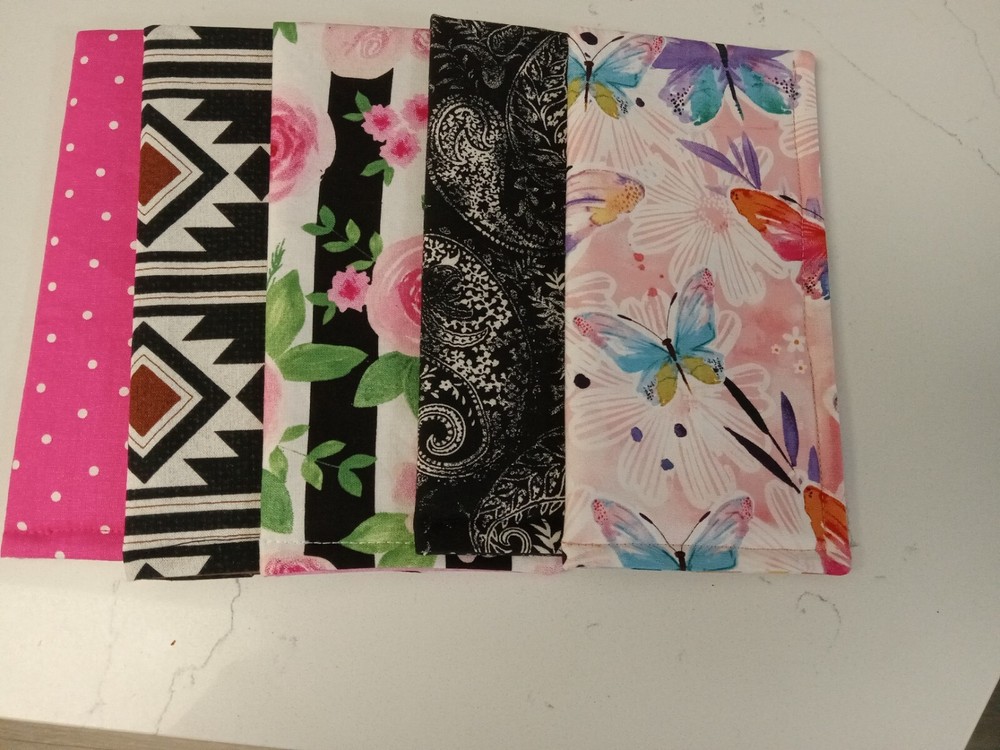 Sunglasses / Eyeglass Soft Fabric Case - Multi Prints - padded and lined 