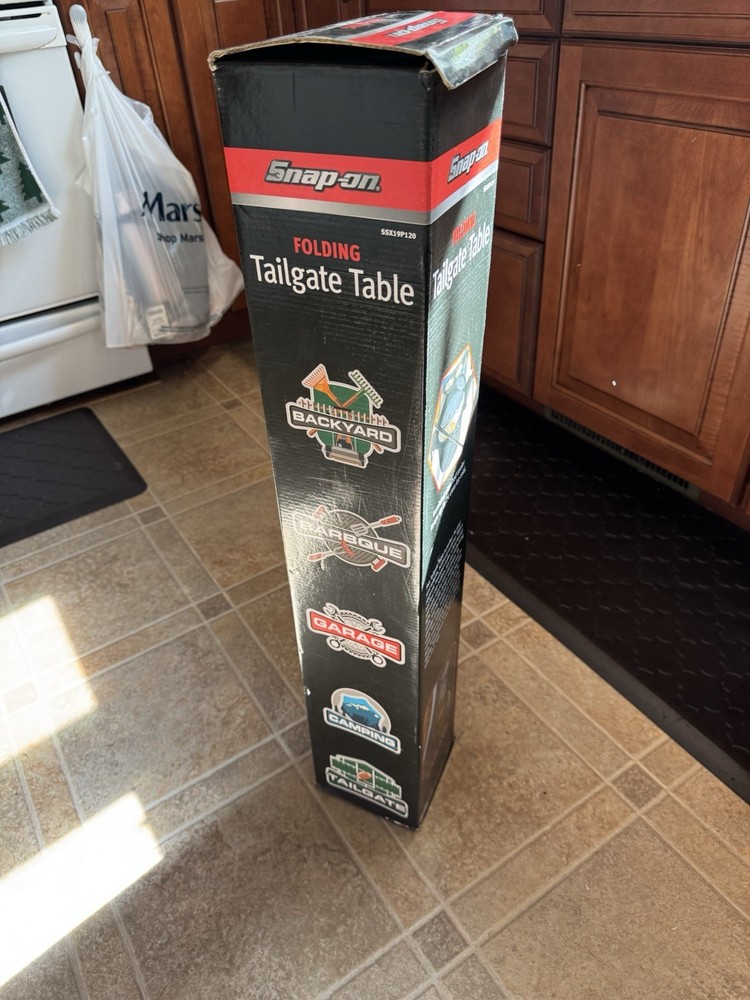 Snap-On Tools Folding Collapsable Tailgate Table Brand New In Original Box