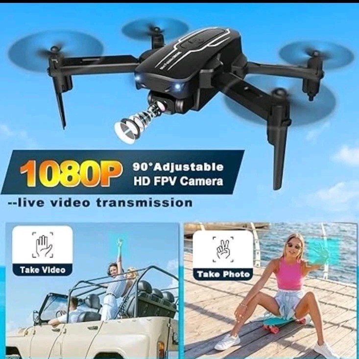 S17 Drone with 4K HD Camera, Foldable Mini Drone, RC Quadcopter
