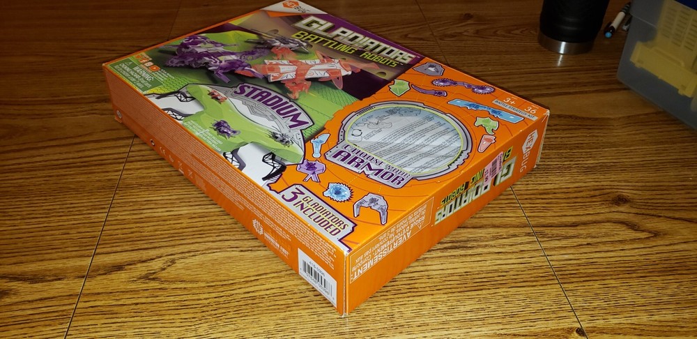 HEXBUG Gladiators Battling Robots Stadium Gladiators Included incomplete