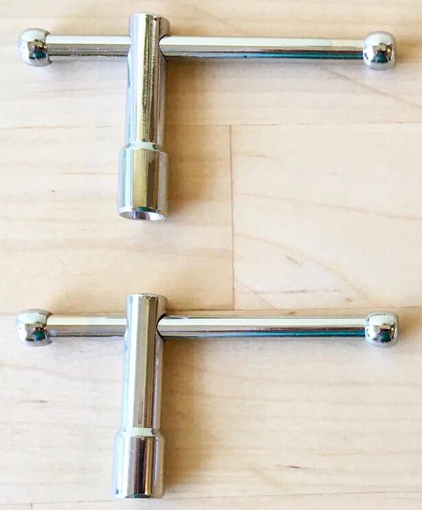 2 Pack Alesis Drum Head Key/Rack Tool - Sliding Bar - 4 Sided Universal Square L