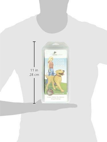 Weiss Walkie No Pull Dog Leash, Large, Black
